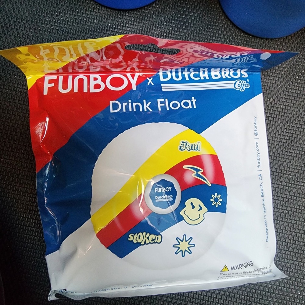 Dutch Bros X Funboy Drink Floating Device Merch Drop! Summer FloatJuly 16th 25